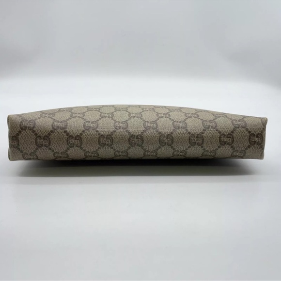 Authentic Gucci GG plus Beige/ Brown Clutch Bag GUC - Picture 7 of 15